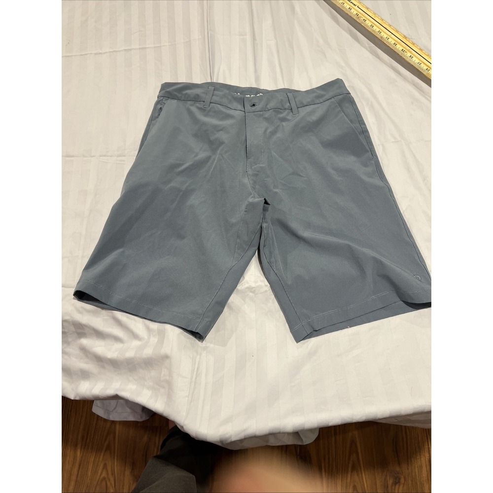 Hang Ten Chino Shorts Mens Size 36 Blue‎ Gingham